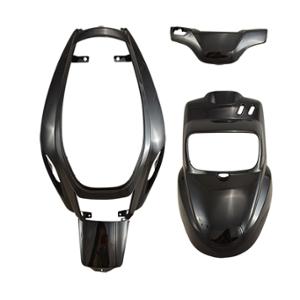 BODY KIT -SCOOTER- TUN'R FOR  ORIGINAL TYPE BOOSTER/BW'S 2004-> PAINTED BLACK   - 4 PARTS