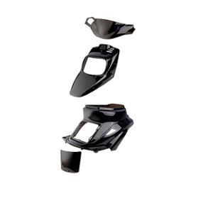 BODY KIT -SCOOTER- TUN'R FOR  ORIGINAL TYPEE BOOSTER SPIRIT/BW'S->2003 PAINTED BLACK   - 4 PARTS