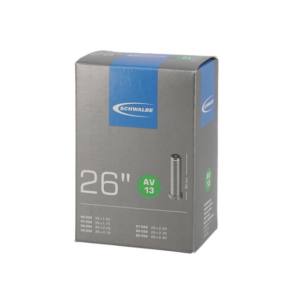 CHAMBRE A AIR VELO 26" X 1.50-2.40 (40 / 62-559) VS SCHWALBE STANDARD AV13