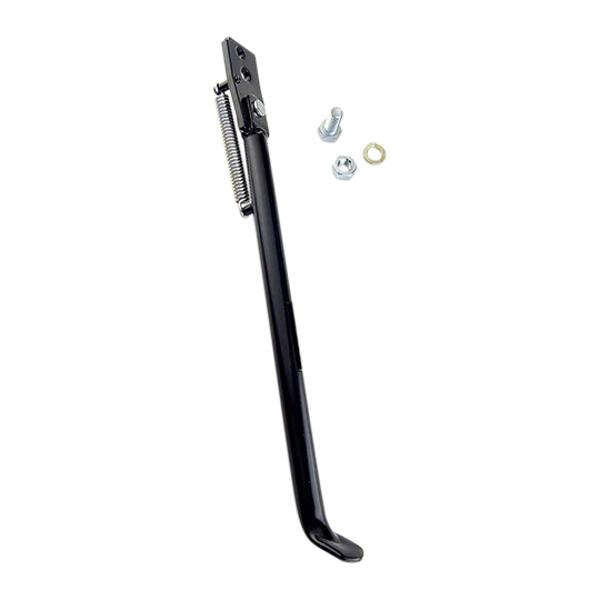 BEQUILLE MECABOITE LATERALE ADAPT. DERBI SENDA DRD RACING R LONG 350MM (AXE / EXTREMITE)