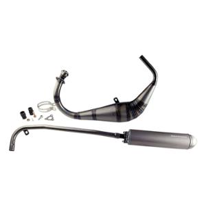 EXHAUST MOTO 50cc TECNIGAS E-BOX FOR DERBI GPR NUDE/RACING 04-10/RS 06-10 - UNDER SADDLE PASSAGE
