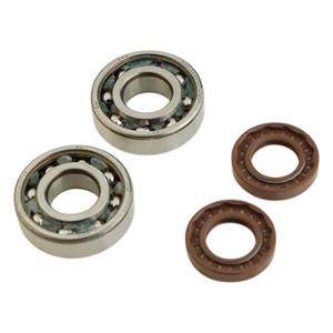 CRANKSHAFT BEARINGS & OIL SEALS DOPPLER FOR DERBI SENDA/GPR (20x47x14 -6204) SKF C4 POLYAMIDE