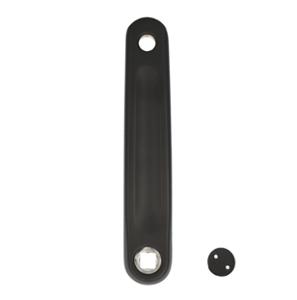 MANIVELLE GAUCHE VTT L170 ALU OPTIMIZ NOIR AVEC CARRE DECALE
