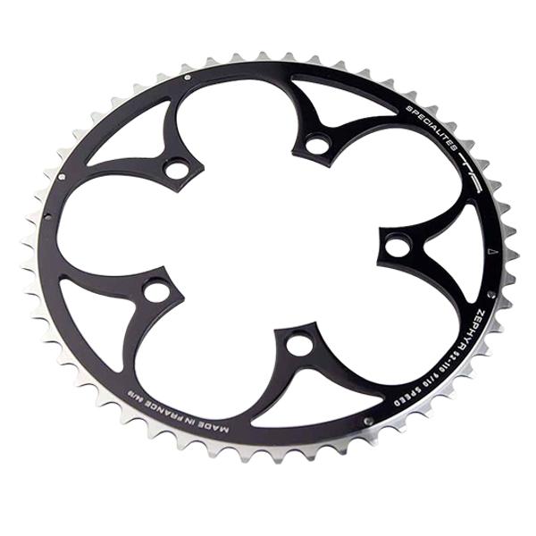 PLATEAU ROUTE DIAM 110 EXTER 40DTS NOIR ZEPHYR 8 / 9 / 10V.(COMP.SHIMANO) TA 5 BRANCHES