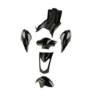 CARROSSERIE SCOOTER / MAXI TUN'R KIT ADAPT. 50 / 125 AGILITY NOIR SELLE LONGUE BI-PLACE (6 PCS