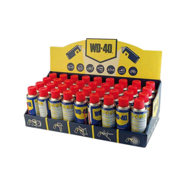 HUILE / LUBRIFIANT PRESENTOIR DE 36 AEROSOLS MULTIFONCTION WD40 (200ML)