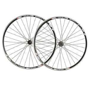 ROUE ROUTE 700 (PR) MACH1 OMEGA NOIRE + MOY. VELOX SHIMANO 9 / 10 / 11V 32T