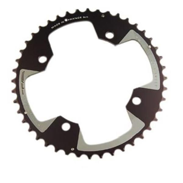 PLATO MTB DOBLE DIÁM 120 EXT. ROSCADO 44DTS NEGRO 4 BRAZOS CROSS (COMP.PEDALIER SRAM