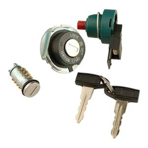 IGNITION SWITCH & KEYS SCOOTER TEKNIX FOR ZIP 50 COMPLET 2000-> /FLY/VESPA (WITH BARRELS)