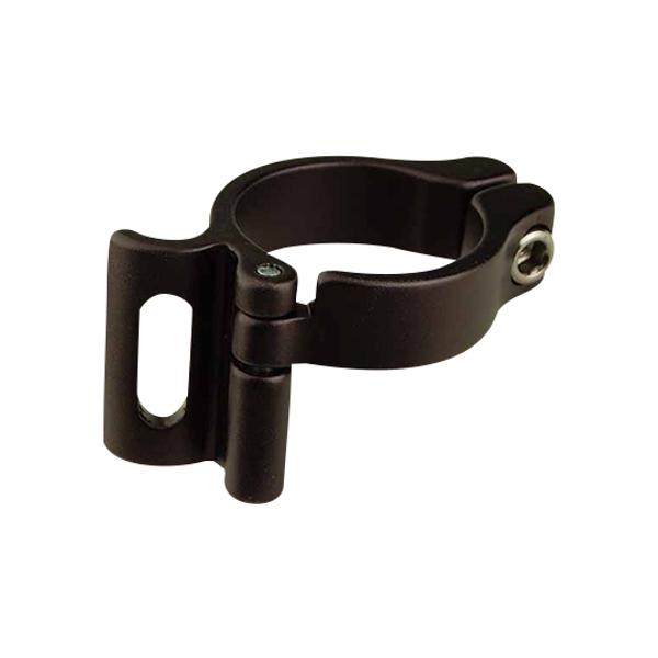COLLIER DERAILLEUR 34.9 MM ALU NOIR MAT