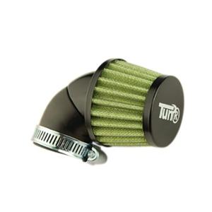 AIR FILTER TUN'R Ø28-35 CONICAL KN PM ADJUSTABLE 0 TO 90° BLACK FILTER V