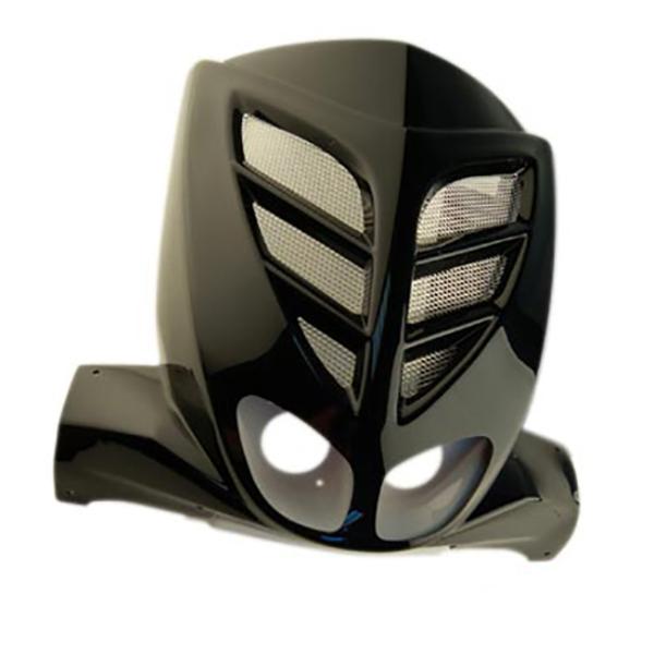 FALDÓN DEL./FRONTAL DEL. DOBLE ÓPTICA SCOOT BCD* XTREME ADAPT STUNT/SLIDER NEGRO + REJILLA