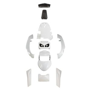 CARROSSERIE / CARENAGE SCOOTER BCD KIT (PACK V3)  BOOSTER / BW'S 2004-> BLANC (9 PIECES)