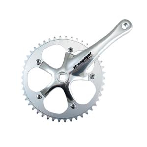 PEDALIER MONO PISTE / FIXIE STRONGLIGHT MYGAL MESSENGER 46D L170 ARGENT