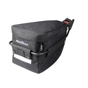 BAG -SADDLE- RIXEN KAUL CONTOUR MUD. BLACK WITH FIX.KLICKFIX -SADDLE- STEM 4.5L (16X17X27
