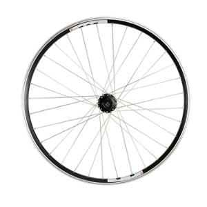 ROUE VTC 28" AR BLOCAGE K7 JANTE NOIR MACH1 M240.MOYEU SHIMANO M475 DISQUE / V-BRAKE 9 / 10 / 11