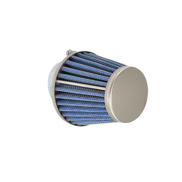 AIR FILTER TUN'R Ø28-35 CONICAL KN GM STRAIGHT CHROME