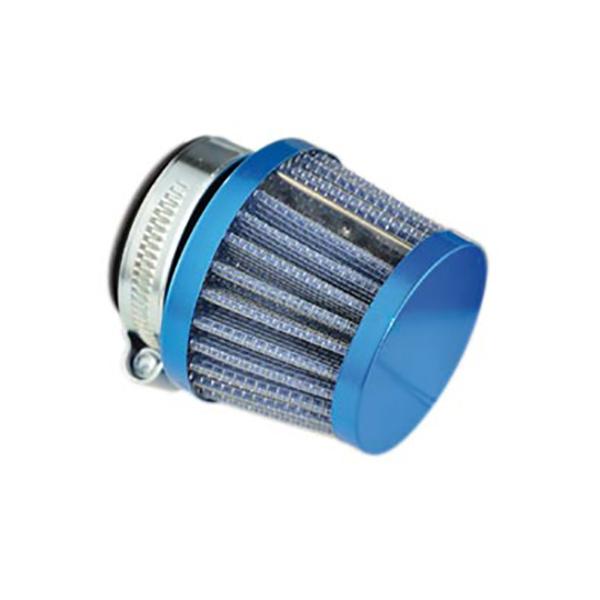 AIR FILTER TUN'R Ø28-35 CONICAL KN PM STRAIGHT BLUE