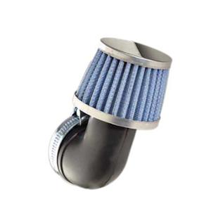 AIR FILTER TUN'R Ø28-35 CONICAL KN PM ANGLE 90° CHROME