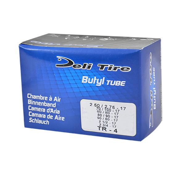 CHAMBRE A AIR CYCLO 17" 2.50-2.75 X 17 DELI TIRE U237T TR4