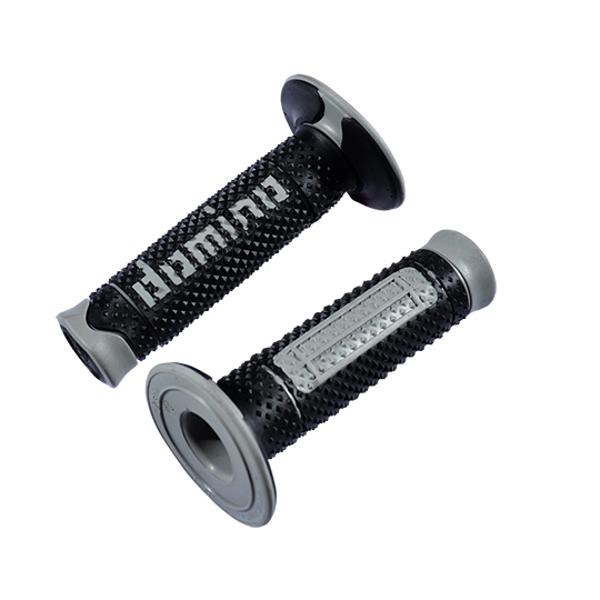 REVETEMENT / POIGNEE DOMINO A260 CROSS / ENDURO NOIR / GRIS (PR) 120MM