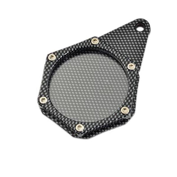 SUPPORT / PORTE VIGNETTE ASSURANCE / CRIT'AIR TUN'R ALU CARBONE (HEXAGONAL)