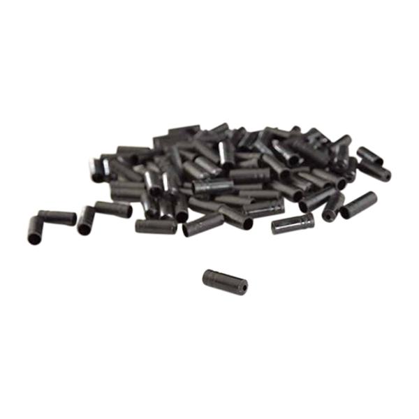 BUTEE / ARRET / EMBOUT GAINE 4MM PLASTIQUE NOIR (X200)