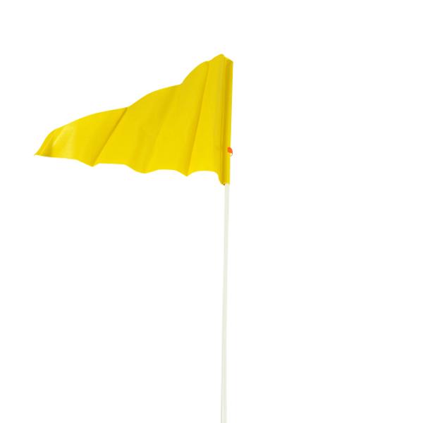 DRAPEAU SECURITE 150CM JAUNE