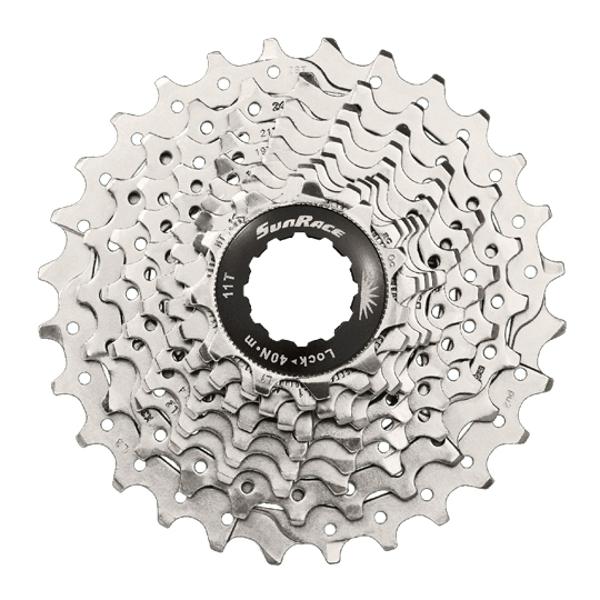 CASSETTE 10V. ROUTE SUNRACE CSRS0 METALLIC - 11-25DTS (COMPATIBLE SHIMANO)
