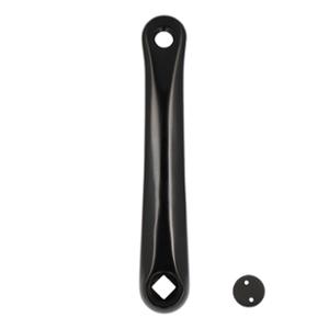 MANIVELLE GAUCHE VTT L175 ALU OPTIMIZ NOIR (PROFIL LARGE)