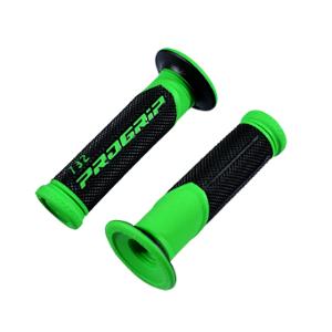 GRIPS PROGRIP 732    BLACK/GREEN    DOUBLE DENSITY     122mm    (PAIR)