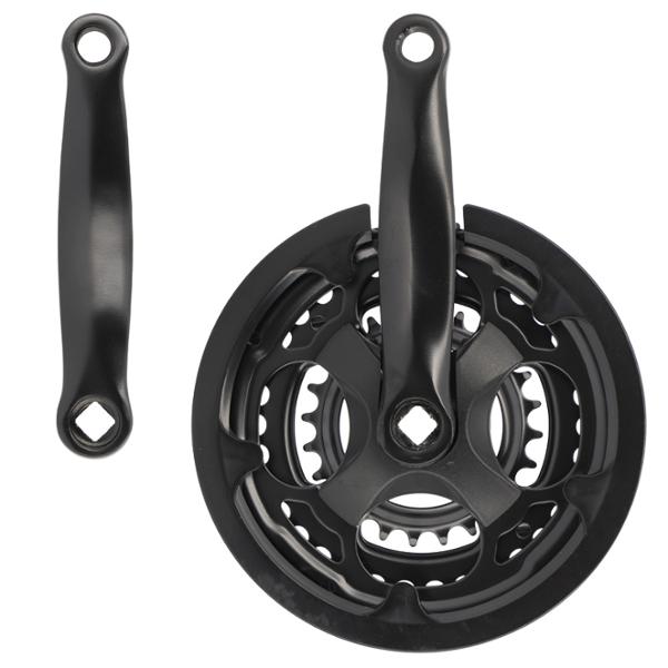 Pédalier VTT triple 48-38-28d l170 alu altus m311 (axe carre 122) 7/8V