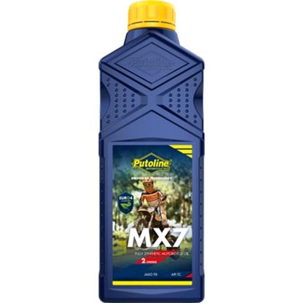ACEITE MOTOR 2T PUTOLINE MX7 100% SINTÉTICO (1L)