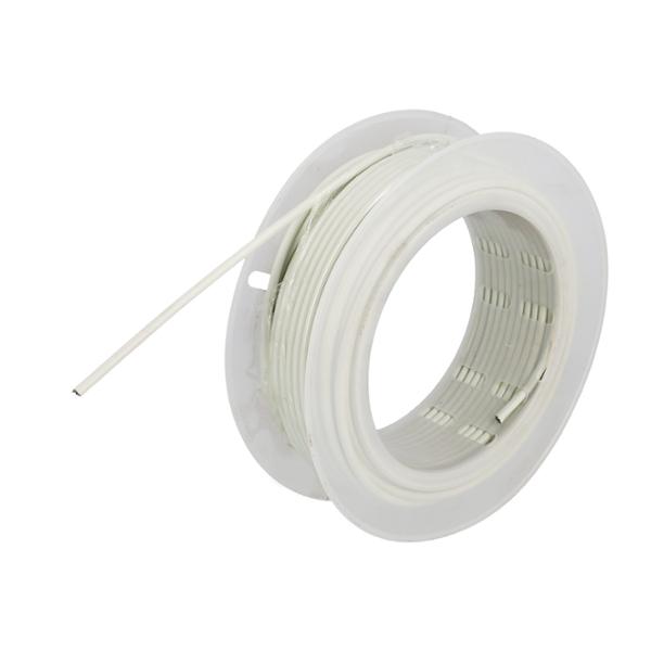 FUNDA FRENO 5MM TEFLONADA BLANCO 25M