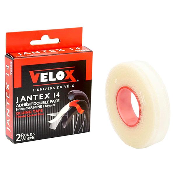 BANDE ADHESIVE / FOND DE JANTE / COLLE BOYAU VELOX 18MM JANTEX JANTE CARBONE (POUR 2 ROUES)