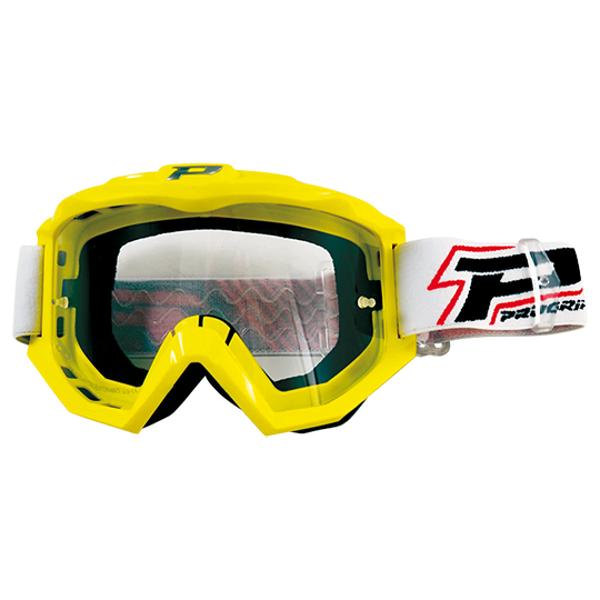 LUNETTE / MASQUE CROSS PROGRIP 3201 DUAL JAUNE ANTI-RAYURE / ANTI UV - HOMOLOGUE CE