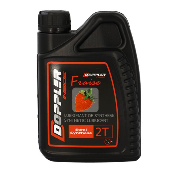 HUILE MOTEUR 2T DOPPLER RACING SYNTHETIQUE SENTEUR FRAISE (1L)