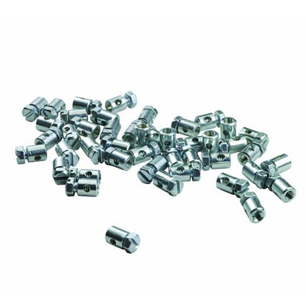SERRE CABLE GAZ ADAPT. PEUGEOT DIAM. 6 MM LONG.7  PERCAGE 2.5MM ( BOITE DE 25)