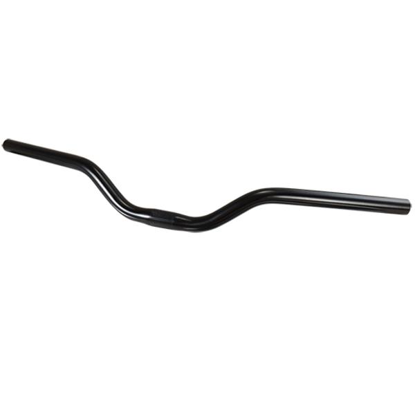 HANDLEBAR MTB RAISED ALU D25.4 BLACK OPTIMIZ L605MM HEIGHT 60MM 250GR