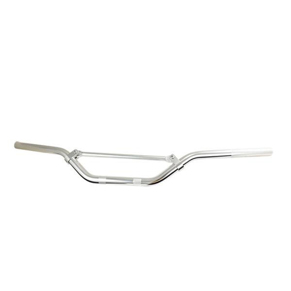 GUIDON MECABOITE / MOTO TUN'R CROSS RACING ALU ARGENT (L740 H 70)