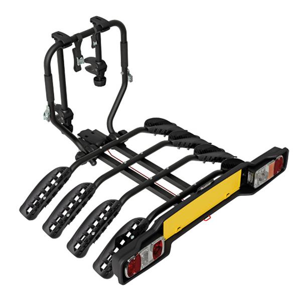 BICYCLE CARRIER PLATFORM ON HITCH PERUZZO SIENA RECLINABLE STEEL 4 BIKES -  FIXED PRICE
