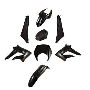 BODY KIT MOTO 50cc TUN'R KIT FOR DERBI SENDA DRD RACING 11->/RCR/SMT 11->18 - BLACK