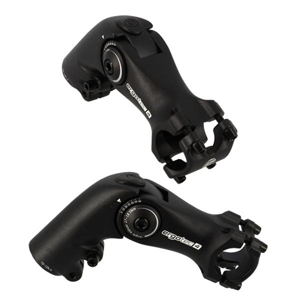 POTENCE REGLABLE AHEAD SET 1''1 / 8 L90 ERGOTEC OCTOPUS AHEAD 50 ALU NOIR 0 / +60° CINTRE 25.4