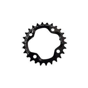 PLATEAU VTT DOUBLE DIAM  80 INTER 26DTS NOIR 4 BRANCHES MICHE 10V COMP. SRAM X0 / XX