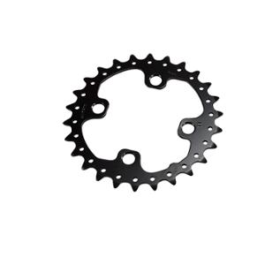 CHAINRING -MTB- DOUBLE Ø64 INTER 26 TEETH BLACK 4 SPOKES SHIMANO ORIGINAL SLX M675/XT 785 10 GEARS