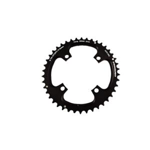 PLATEAU VTT DOUBLE DIAM 104 EXT.42DTS NOIR 4BR. ALU 7075 STRONG 10V SRAM (PLATEAU FILETE)