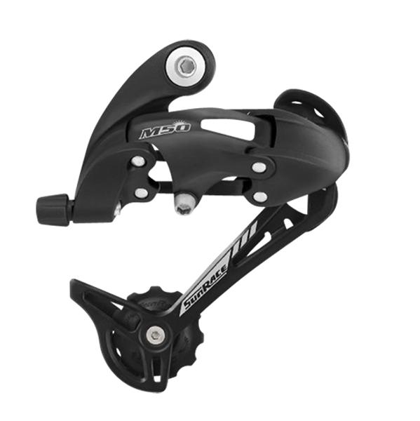 DERAILLEUR VTT AR SUNRACE M57 COMP. SHIMANO 8V. GRANDE CHAPE (A VISSER)