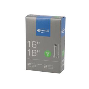 CHAMBRE A AIR A VELO 16 / 18" X 1.10-1.40 (28 / 37-340 / 349 / 355) VS SCHWALBE AV4