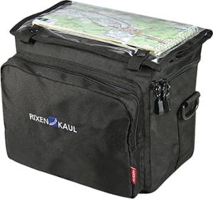 BICYCLE BAG FOR HANDLEBAR KLICKFIX DAYPACK BOX 26X22X16 8L + CARD HOLDER/COVER - WITHOUT ATTACHMENT