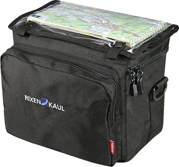 BICYCLE BAG FOR HANDLEBAR KLICKFIX DAYPACK BOX 26X22X16 8L + CARD HOLDER/COVER - WITHOUT ATTACHMENT